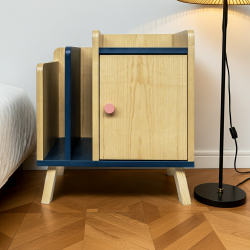 Comodino Kitsch Blue