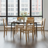 Solid oak chairs