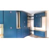 Semi-suspended modular wardrobe